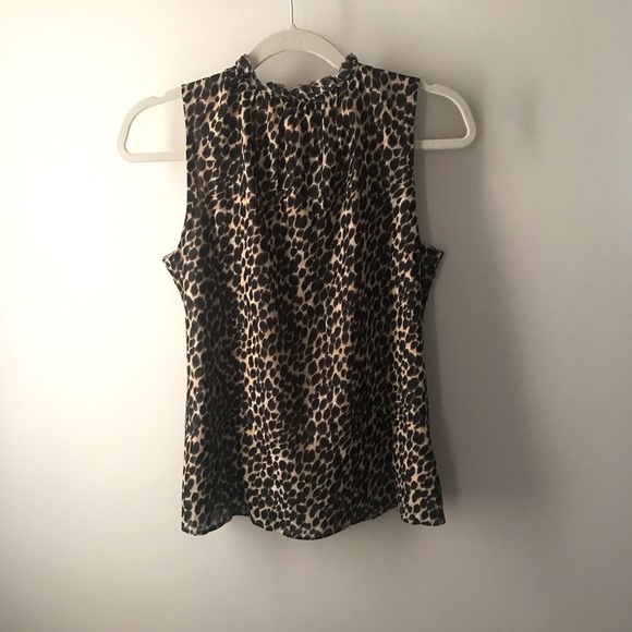 J Crew Factory leopard print top - Picture 2 of 3